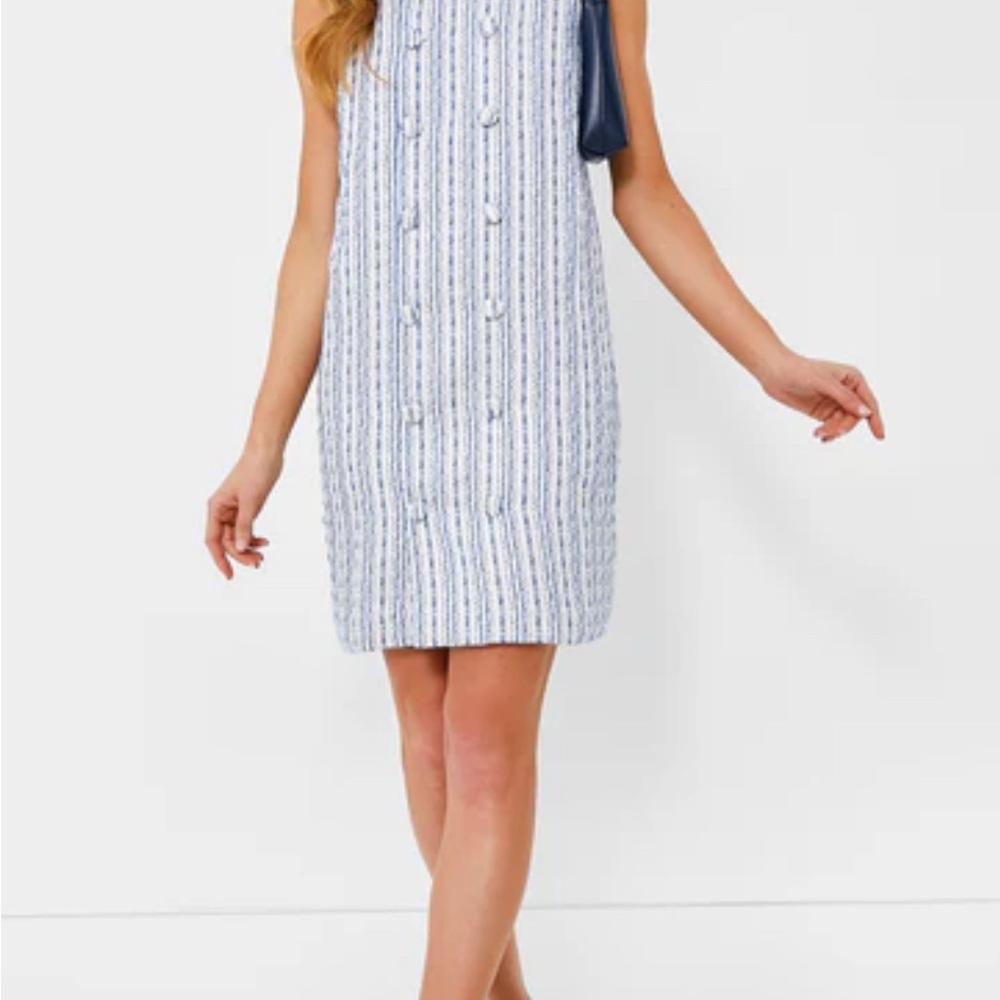 Pomander Place Ethereal Tweed Bianca Dress - XXL - ok condition - fabric pulls